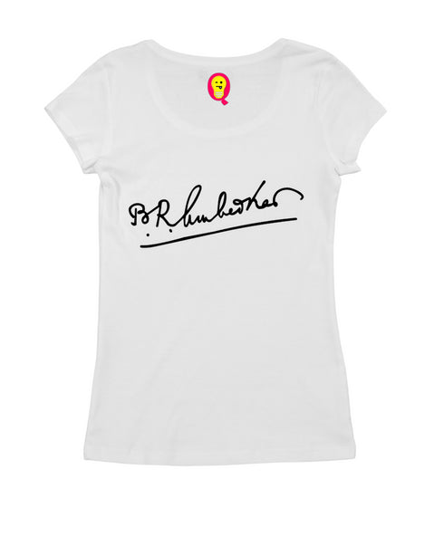 Aaramkhor Dr Ambedkar signature Ambedkar Politics summer-22 Womens Tshirts