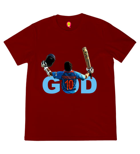 Aaramkhor Sachin God Cricket Cricket summer-22 Mens TShirts