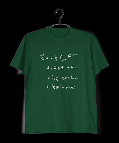 Quirkipedia Standard Model Lagrangian Physics Science  Mens TShirts