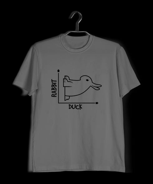 Quirkipedia Rabbit Duck Illusion Science Nerd Mens TShirts