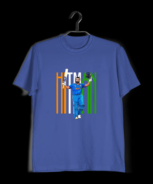 Quirkipedia Hitman Rohit Sharma Cricket Sports summer-22 Mens TShirts