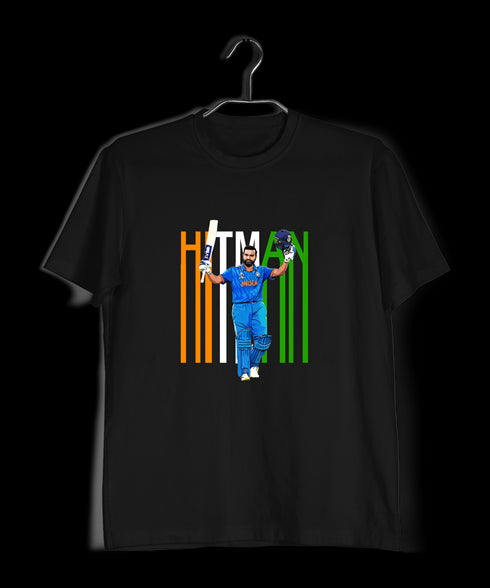Quirkipedia Hitman Rohit Sharma Cricket Sports summer-22 Mens TShirts