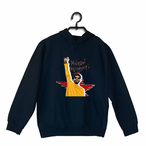 Quirkipedia Anirudh Ravichander Tamil Music Hooded SweatShirts