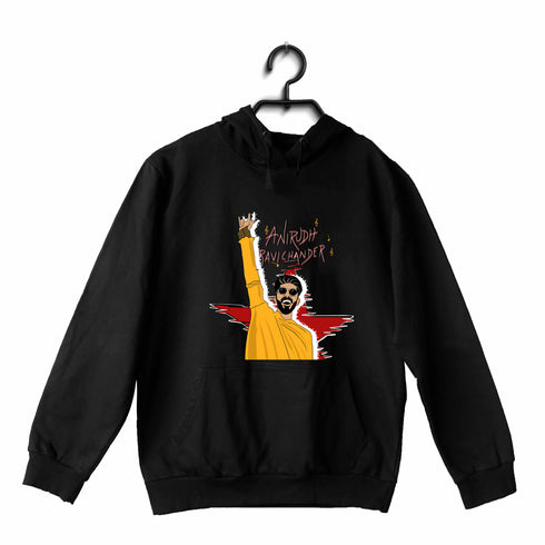 Quirkipedia Anirudh Ravichander Tamil Music Hooded SweatShirts