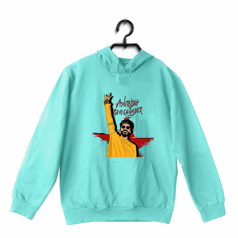Quirkipedia Anirudh Ravichander Tamil Music Hooded SweatShirts
