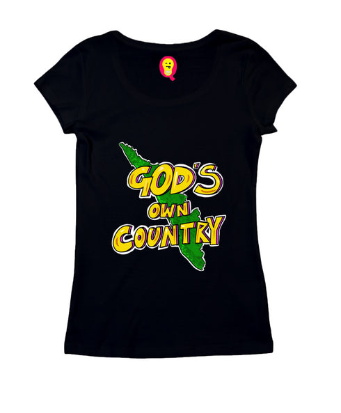 Quirkipedia God's Own Country - Kerala Malayalam Kerala Womens Tshirts
