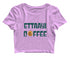 Ettaayi Coffee Malayalam Kerala Womens Crop Tops