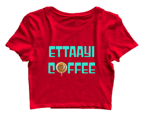 Ettaayi Coffee Malayalam Kerala Womens Crop Tops