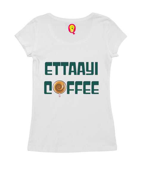 Ettaayi Coffee Malayalam Kerala Womens Tshirts