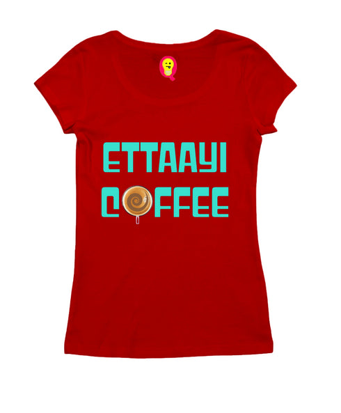 Ettaayi Coffee Malayalam Kerala Womens Tshirts
