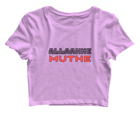Allaahne Muthe Malayalam Kerala Womens Crop Tops