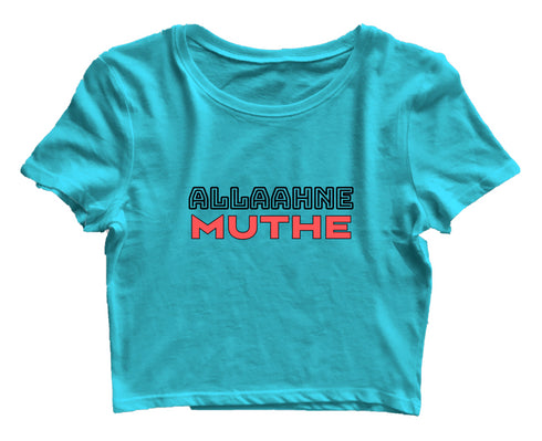 Allaahne Muthe Malayalam Kerala Womens Crop Tops