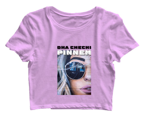 Dha Chechi Pinnem Malayalam Kerala Womens Crop Tops