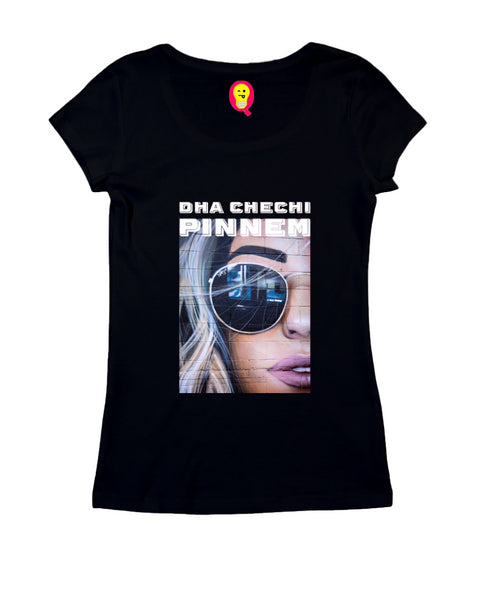 Dha Chechi Pinnem Malayalam Kerala Womens Tshirts