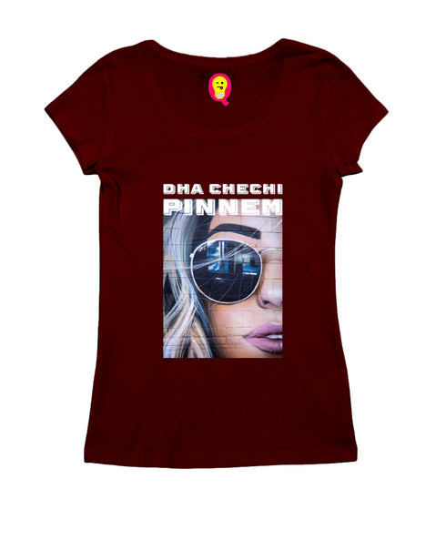 Dha Chechi Pinnem Malayalam Kerala Womens Tshirts