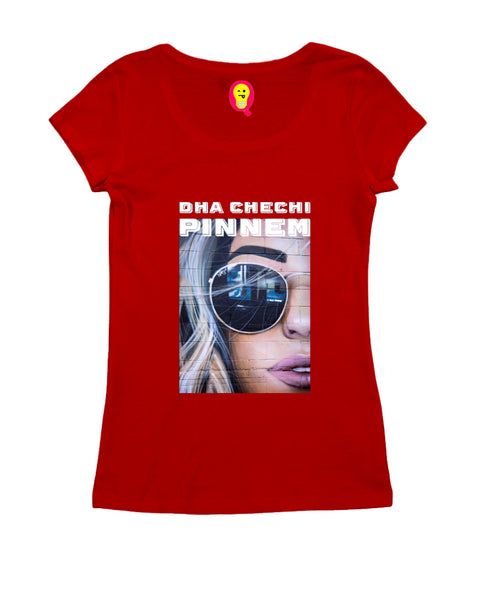 Dha Chechi Pinnem Malayalam Kerala Womens Tshirts
