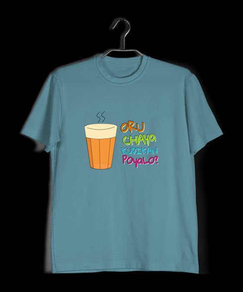 Oru Chaya Kudikan Poyalo Malayalam Kerala Mens TShirts