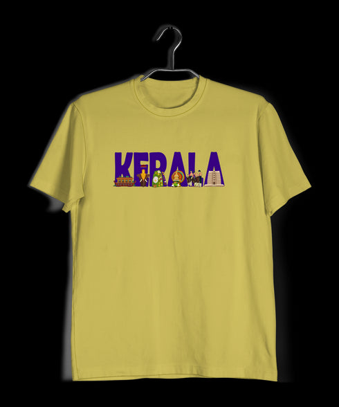 Kerala Word Art Malayalam Kerala Mens TShirts
