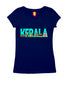 Kerala Word Art Malayalam Kerala Womens Tshirts