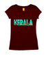 Kerala Word Art Malayalam Kerala Womens Tshirts