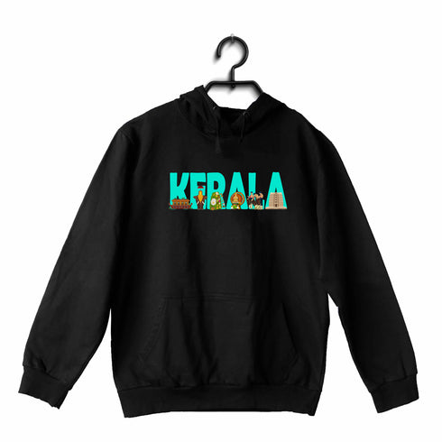Kerala Word Art Malayalam Kerala Hooded SweatShirts