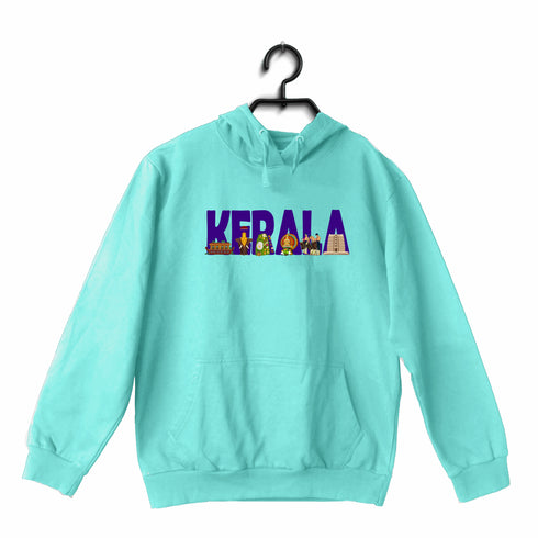 Kerala Word Art Malayalam Kerala Hooded SweatShirts