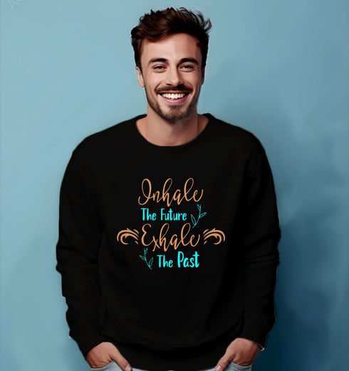 Quirkipedia YOGA INHALE EXHALE YOGA Fitness, Unisex Sweatshirts