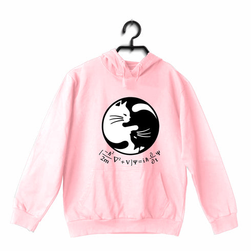 Quirkipedia SCHRODINGERS EQUATION YIN YANG PHYSICS Science, Nerd, Geeky Hooded SweatShirts