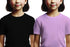 Aaramkhor Combo Gift Pack of 2 Girls_Tshirt Black Navy Blue Tshirts for Kids