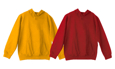 Aaramkhor Combo Gift Pack of 2 Hoodie Black Navy Blue Tshirts for Men