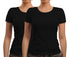 Aaramkhor Combo Gift Pack of 2 New women black navyblue Tshirts for Women