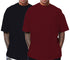 Aaramkhor Combo Gift Pack of 2 Oversized Black Navy Blue Tshirts for Men