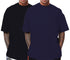Aaramkhor Combo Gift Pack of 2 Oversized Black Navy Blue Tshirts for Men
