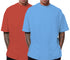 Aaramkhor Combo Gift Pack of 2 Oversized Black Navy Blue Tshirts for Men