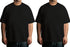 Aaramkhor Combo Gift Pack of 2 Plussize Black Navy Blue Tshirts for Men