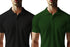 Aaramkhor Combo Gift Pack of 2 Polo Black Navy Blue Tshirts for Men