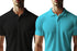 Aaramkhor Combo Gift Pack of 2 Polo Black Navy Blue Tshirts for Men