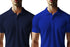 Aaramkhor Combo Gift Pack of 2 Polo Black Navy Blue Tshirts for Men