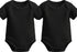 Aaramkhor Combo Gift Pack of 2 Romper Black Baby Blue Tshirts for Men