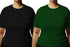 Aaramkhor Combo Gift Pack of 2 Womens Plussize Black Navy Blue Tshirts for Women