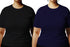 Aaramkhor Combo Gift Pack of 2 Womens Plussize Black Navy Blue Tshirts for Women