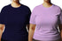 Aaramkhor Combo Gift Pack of 2 Womens Plussize Black Navy Blue Tshirts for Women