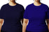 Aaramkhor Combo Gift Pack of 2 Womens Plussize Black Navy Blue Tshirts for Women