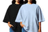 Aaramkhor Combo Gift Pack of 2 Womens_Oversized Black Navy Blue Tshirts for Women