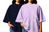 Aaramkhor Combo Gift Pack of 2 Womens_Oversized Black Navy Blue Tshirts for Women