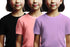 Aaramkhor Combo Gift Pack of 3 Girls_Tshirt Black Navy Blue Lavender Tshirts for Kids