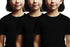 Aaramkhor Combo Gift Pack of 3 Girls_Tshirt Black Navy Blue Lavender Tshirts for Kids