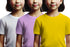 Aaramkhor Combo Gift Pack of 3 Girls_Tshirt Black Navy Blue Lavender Tshirts for Kids