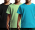 Aaramkhor Combo Gift Pack of 3 Kids Black Navy Blue Pista Green Tshirts for Kids