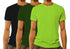 Aaramkhor Combo Gift Pack of 3 Model Men Black Navy Blue GreyMelange Tshirts for Men